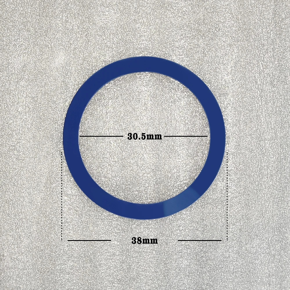 30.5-38mm Ceramic Bezel Inserts Wordless Polished For 40mm Watch Case Mods
