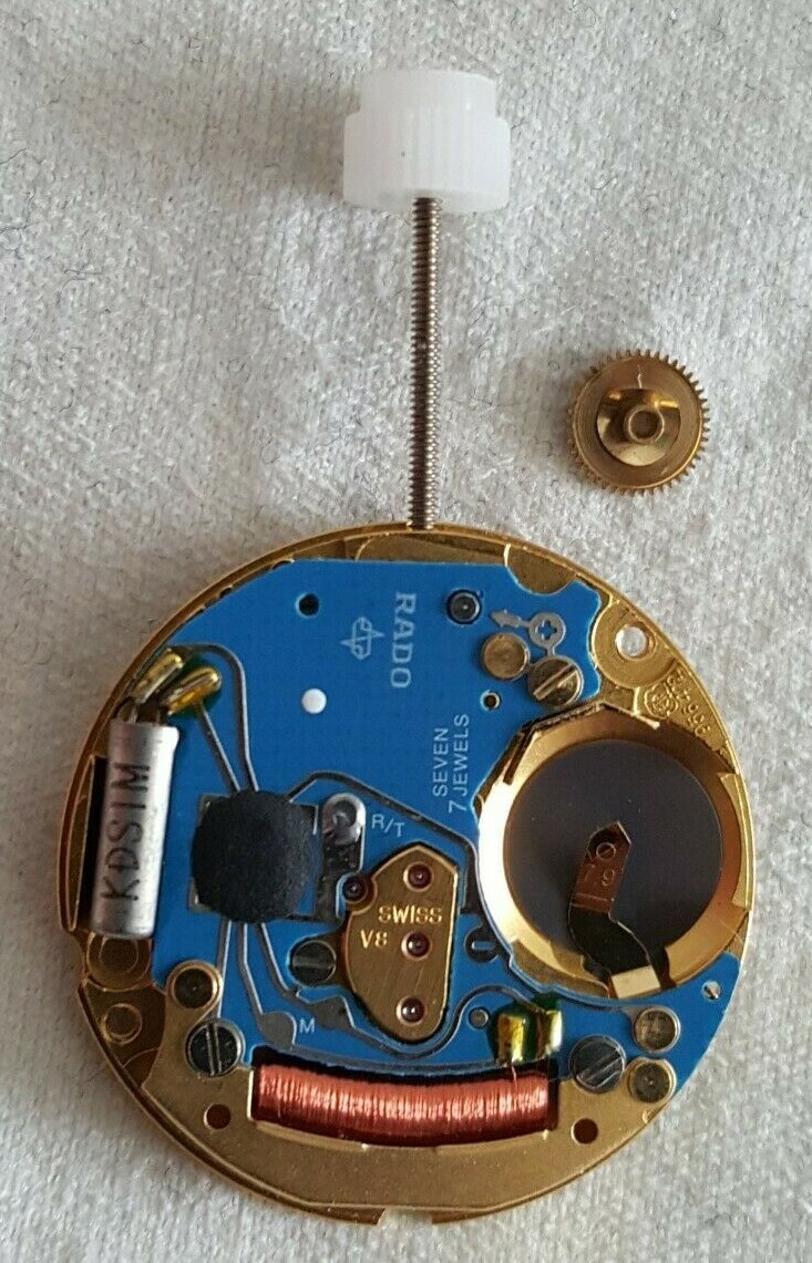 RADO Movement (ETA Caliber 956.412) Hour Wheel Height 1.06mm