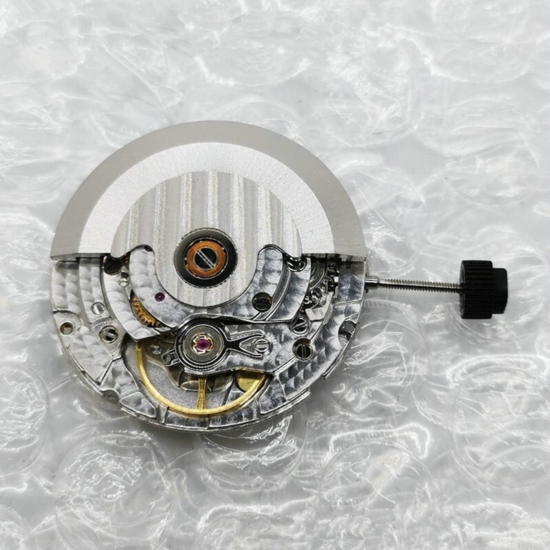 Black Date Automatic Movement Perlage Replacement For Tianjin ST2130 H3 2824-2