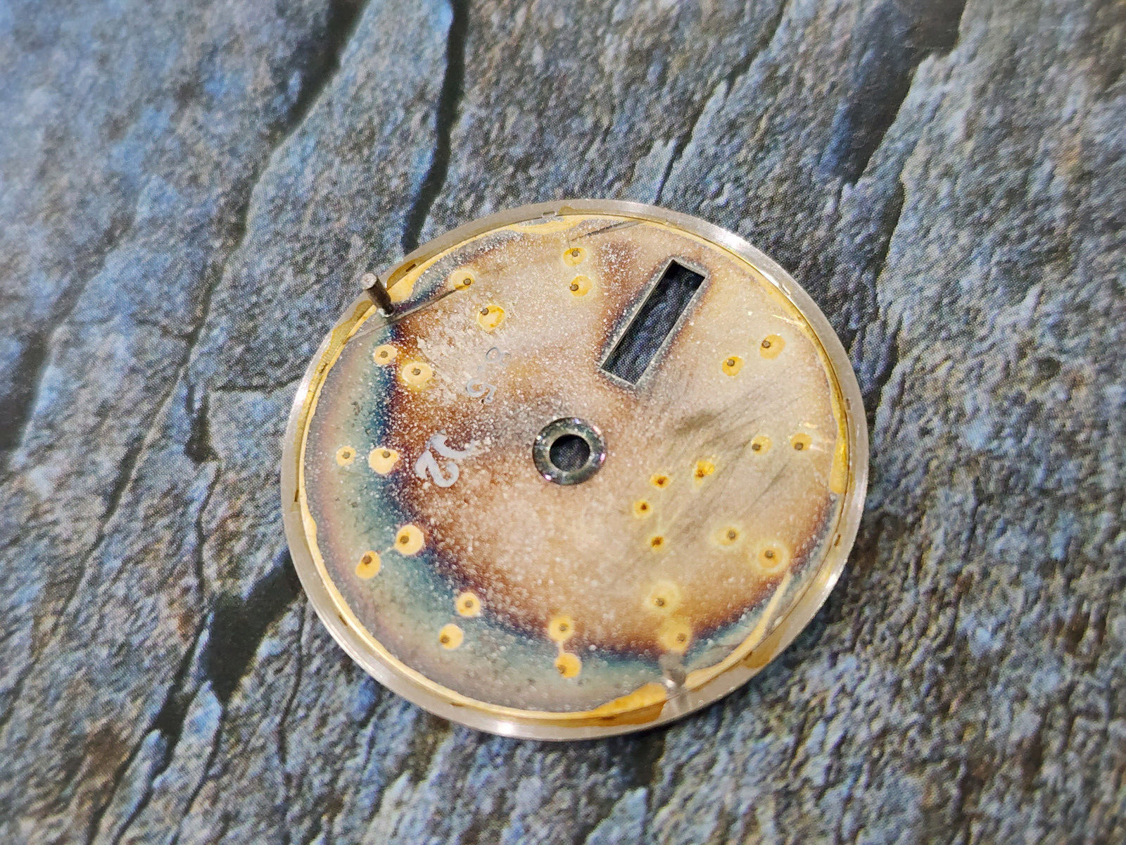 Nos Dial for Seiko 5 Automatic 6309 824Ls NOS Vintage Watch.