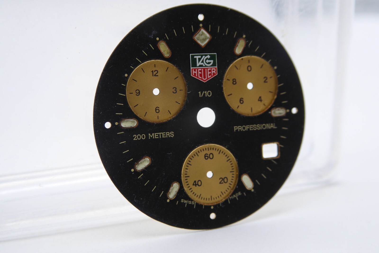 Tag Heuer Professional 200m chrono dial