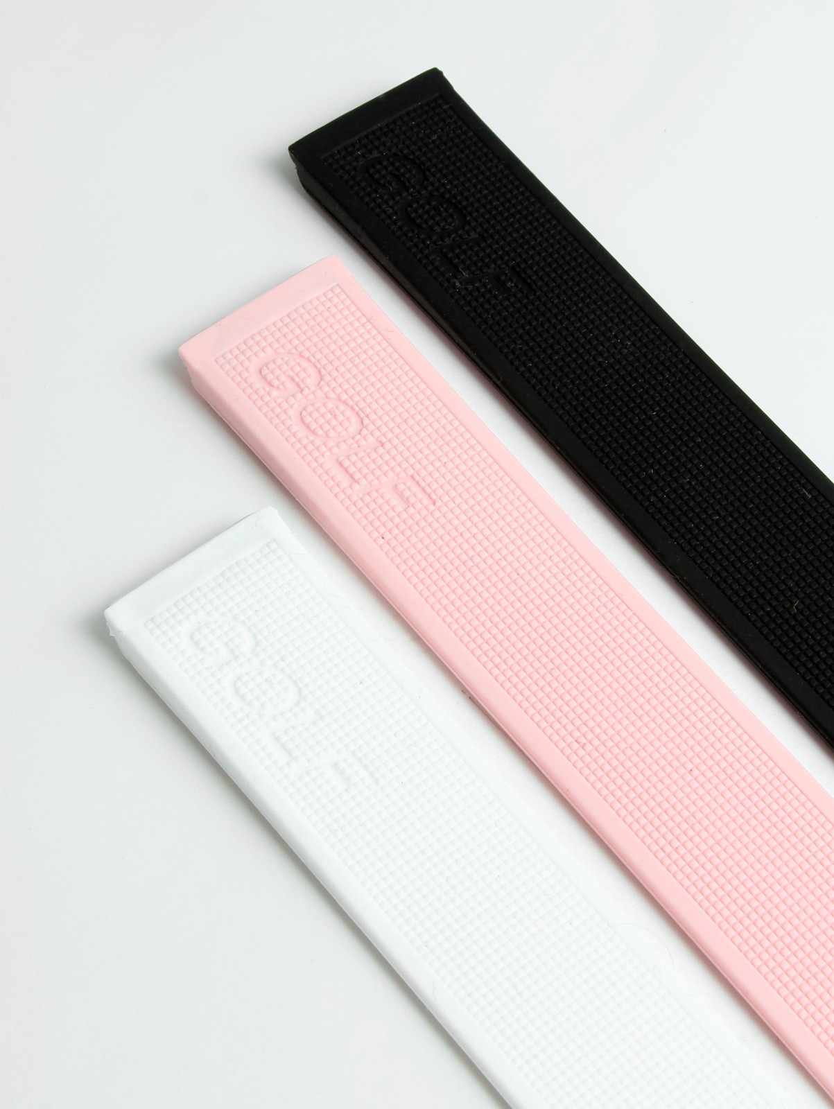 Black Silicone Rubber Watch Band to Fit TAG Heuer Golf FT6004