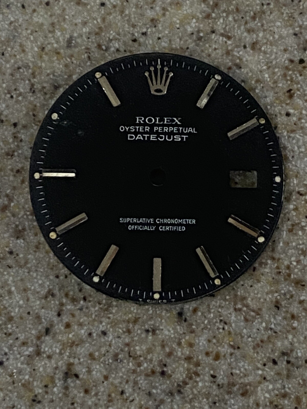 rolex 1601 matte black beyer dial missing 11th hour index