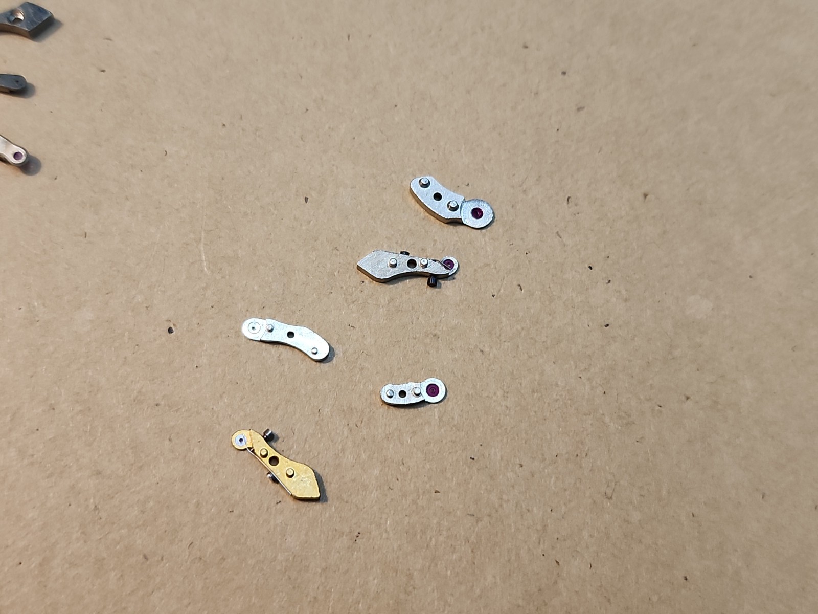 Lot Of Mixed Wristwatch Bridges Movement Parts Spares Repairs