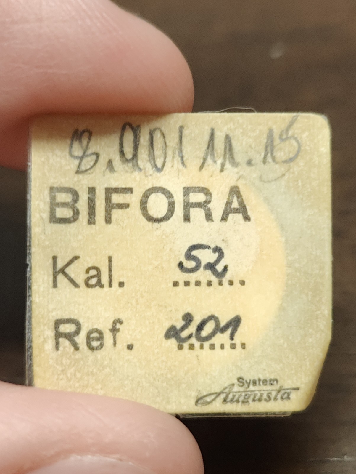 NOS Bifora Cal. 52 Part 201 Center Wheel