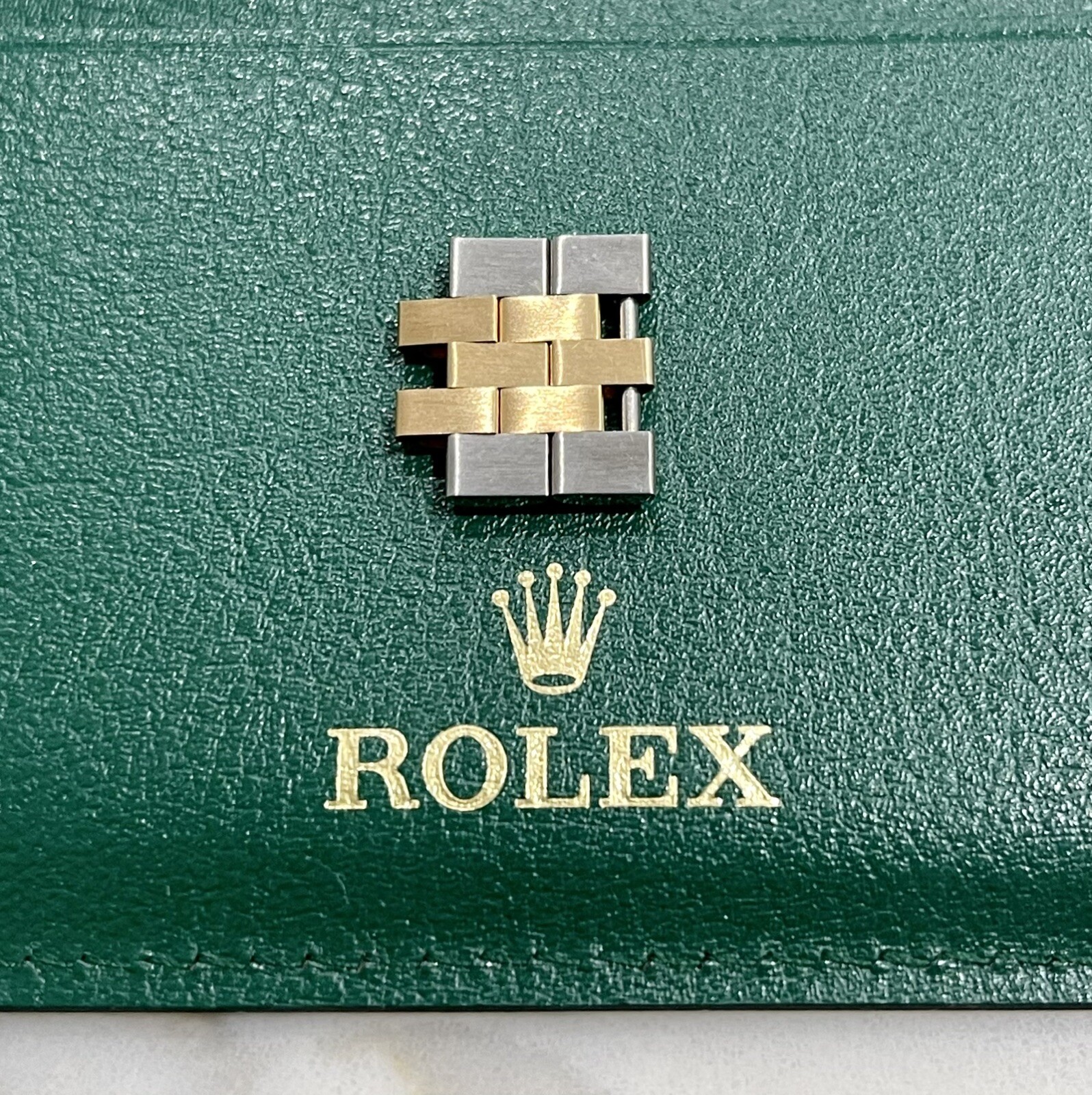 OEM ROLEX Datejust JUBILEE 2 LINKS 18K YG /SS FOR 36mm 16013 16233 16203