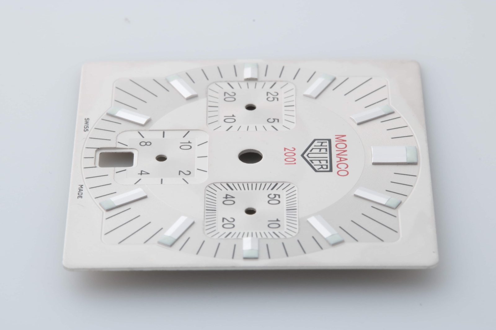 Heuer Monaco 2001 Chronograph Date CS2113 NOS Watch Dial RARE Limited Edition