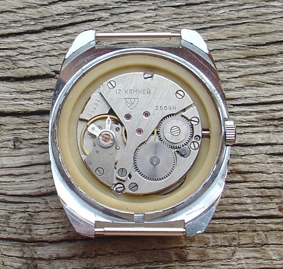 Rary Collectible Soviet Russian CHAIKA (Poljot) “Fish eye” Watch 1970s Serviced