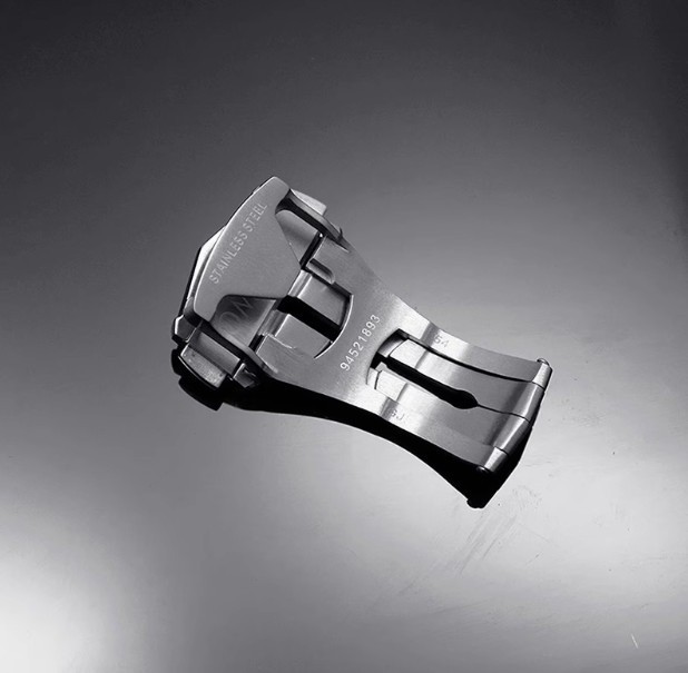 16mm 18mm 20mm Fully Brushed Deployant Clasp For OMEGA