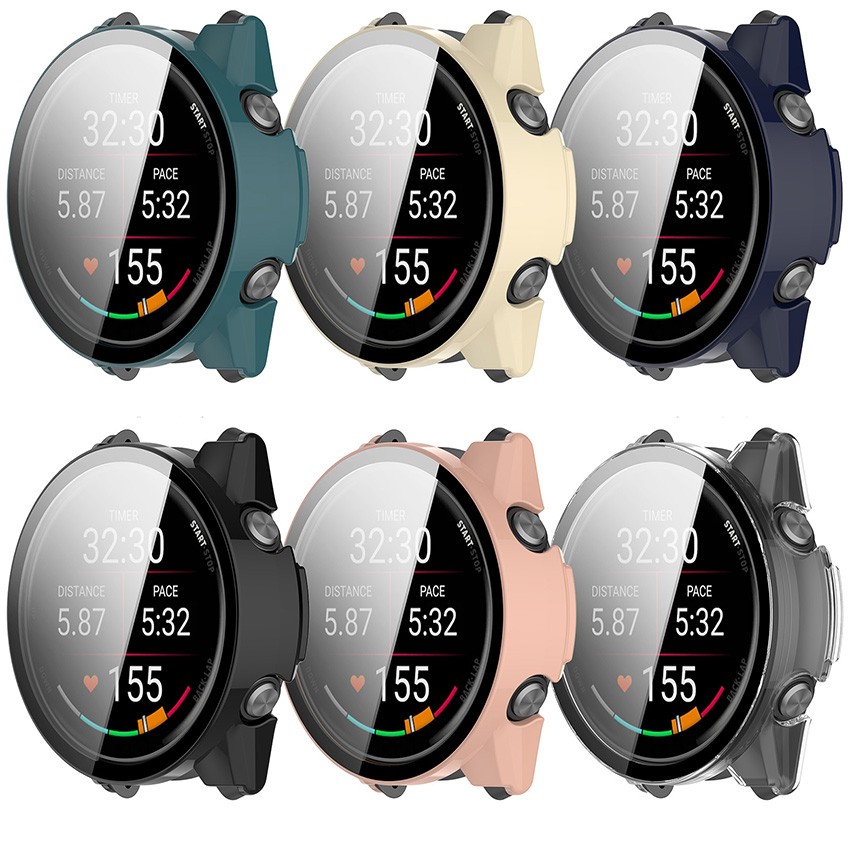 Protective Case Tempered Film Watch Screen Cover for Garmin Forerunner 970