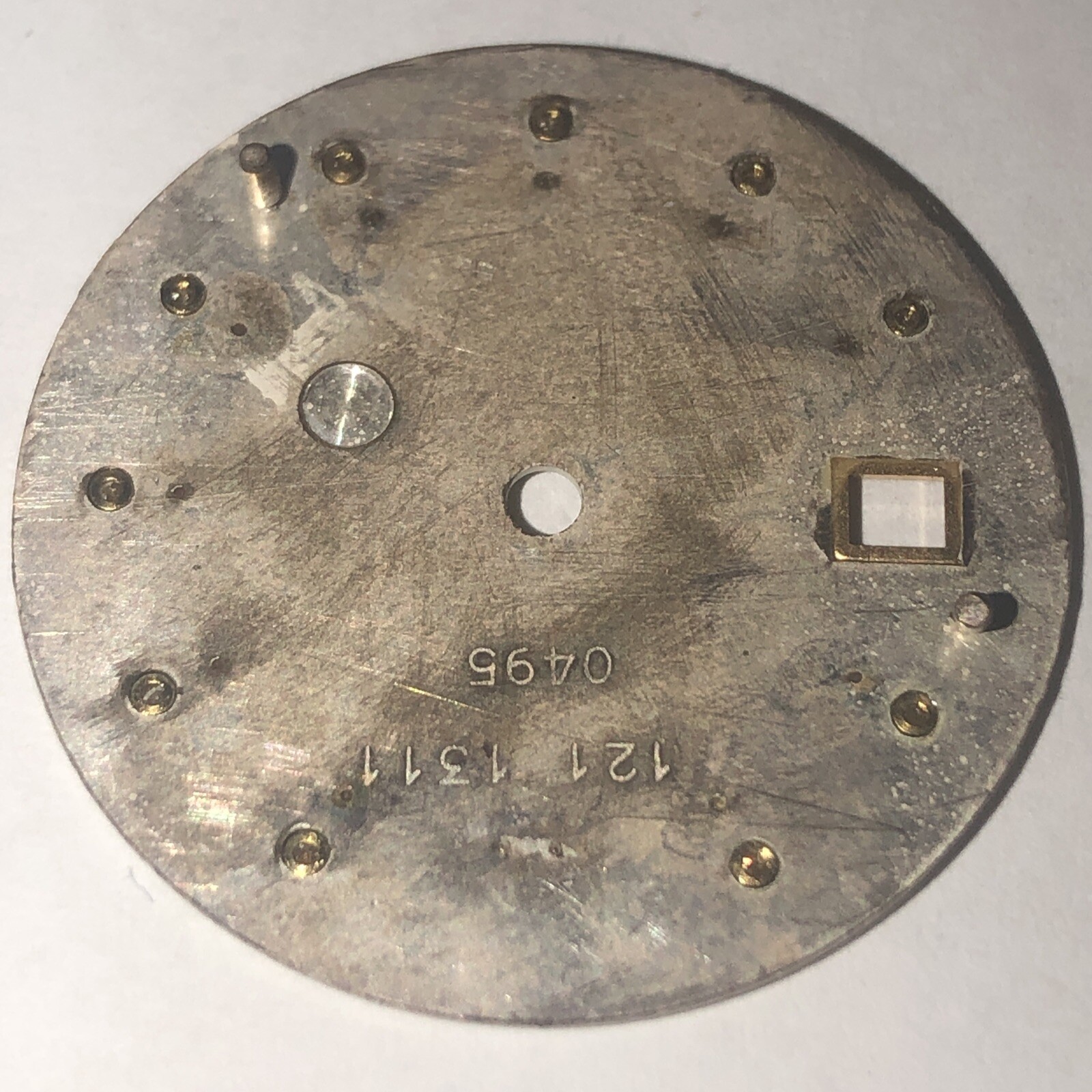 Original Rolex Dial, Date-Just Custom-Made Diamonds Set in Yellow Prong Setting