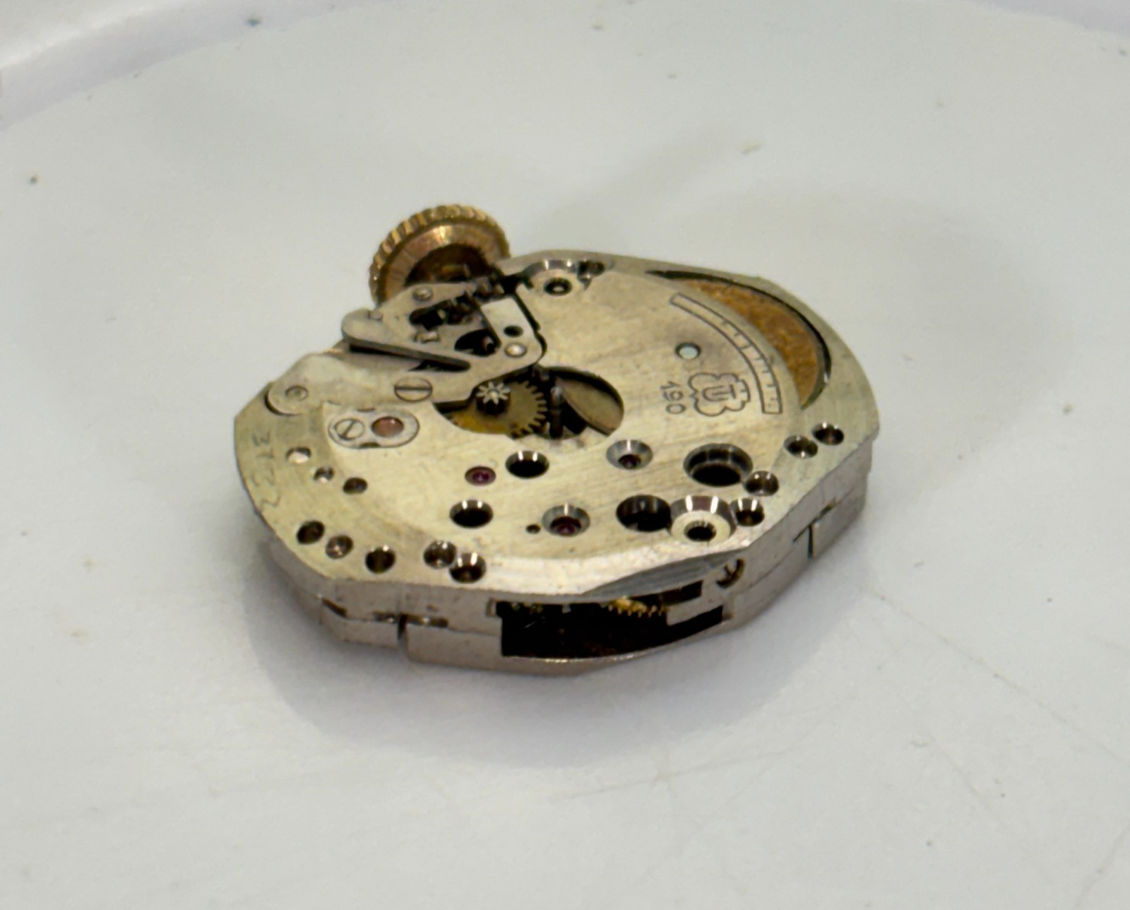Midland Swiss 17 Jewel Vintage Watch Movement, Art Deco, Untested