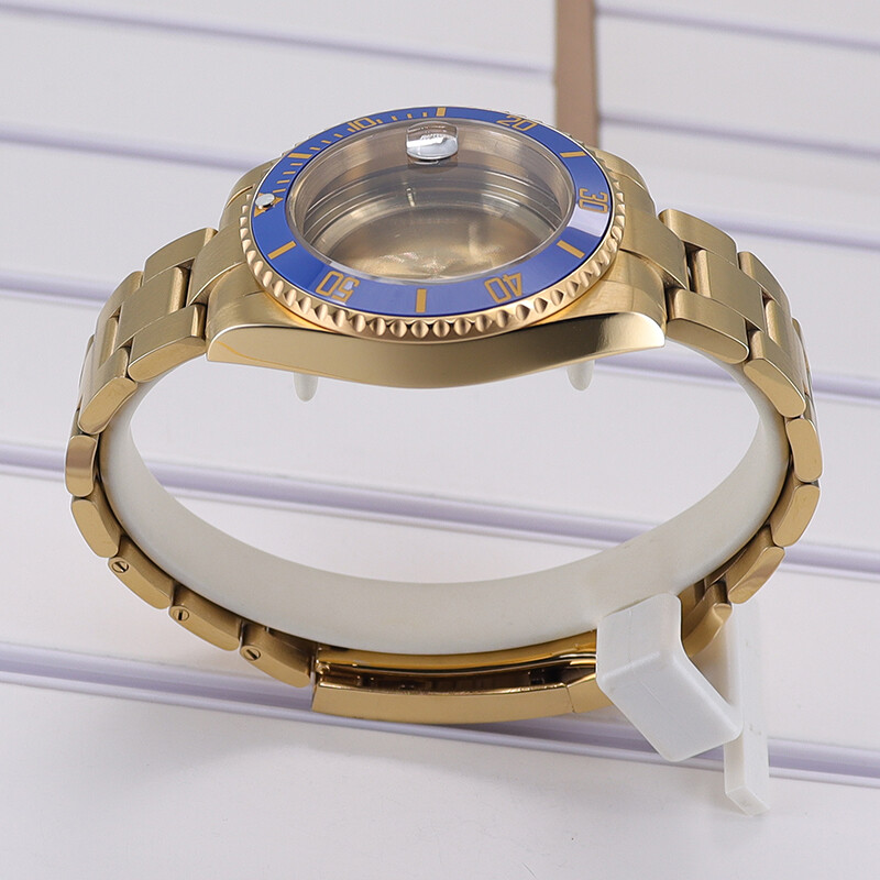 For Nh35/36 8215 2824 Movement 40mm Diver Watch Case Oyster Strap Sapphire Glass