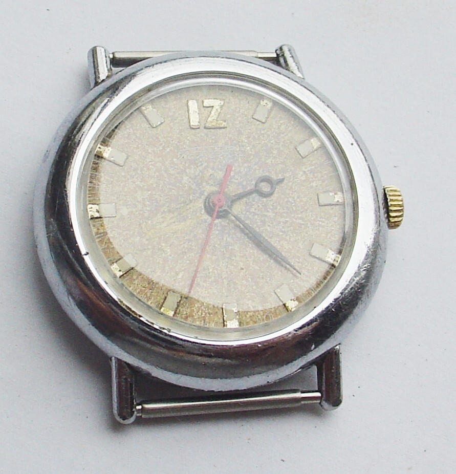 Rary Vintage Raketa Soviet Russian watch mov R 2609 Brown Dial SERVICED