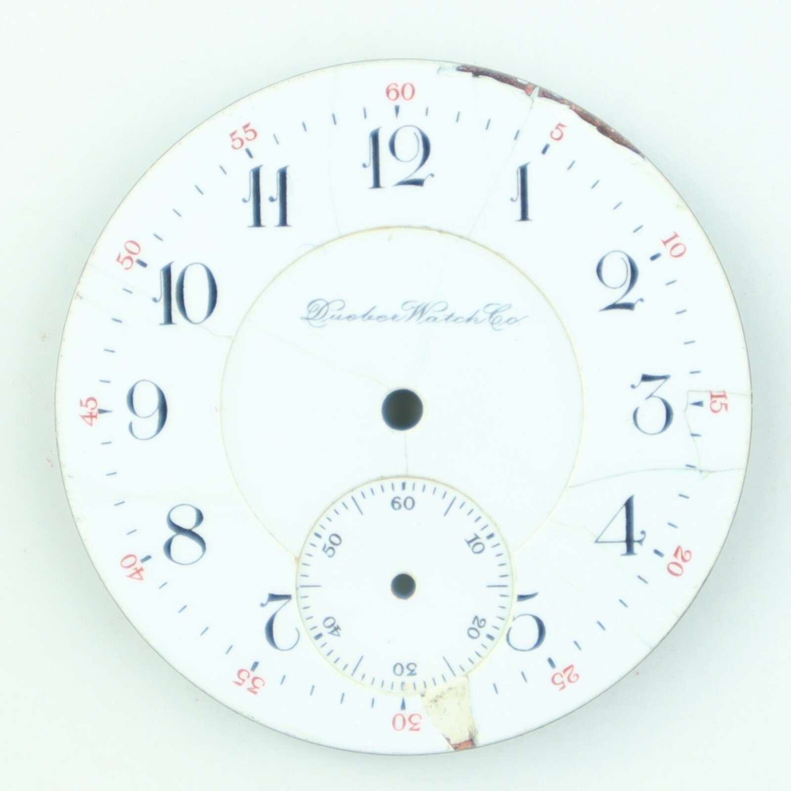 Antique 12 Size Hampden General Stark Mechanical Pocket Watch Movement for Parts