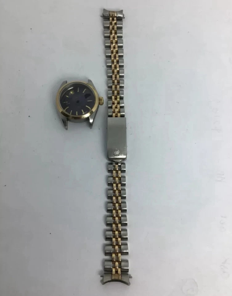 Rolex Lady-Datejust 26mm 18K Rose Gold/SS Case & Jubilee Bracelet w Purple Dial