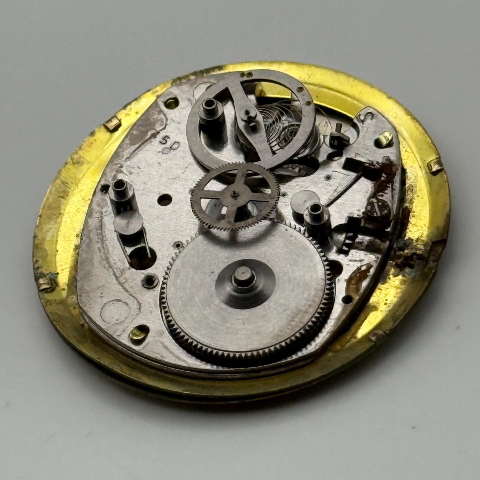 Timex 450 Watch Movement 1976 Dial Great Britain Vintage Parts Repair 20.7mm