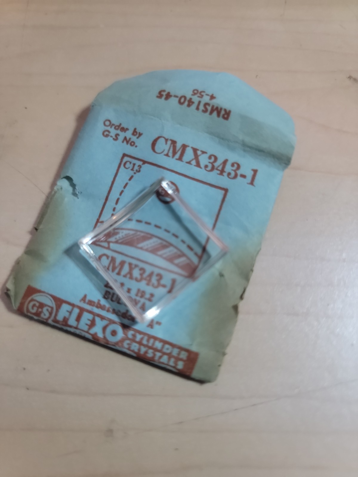 flexo watch crystal CMX343-1