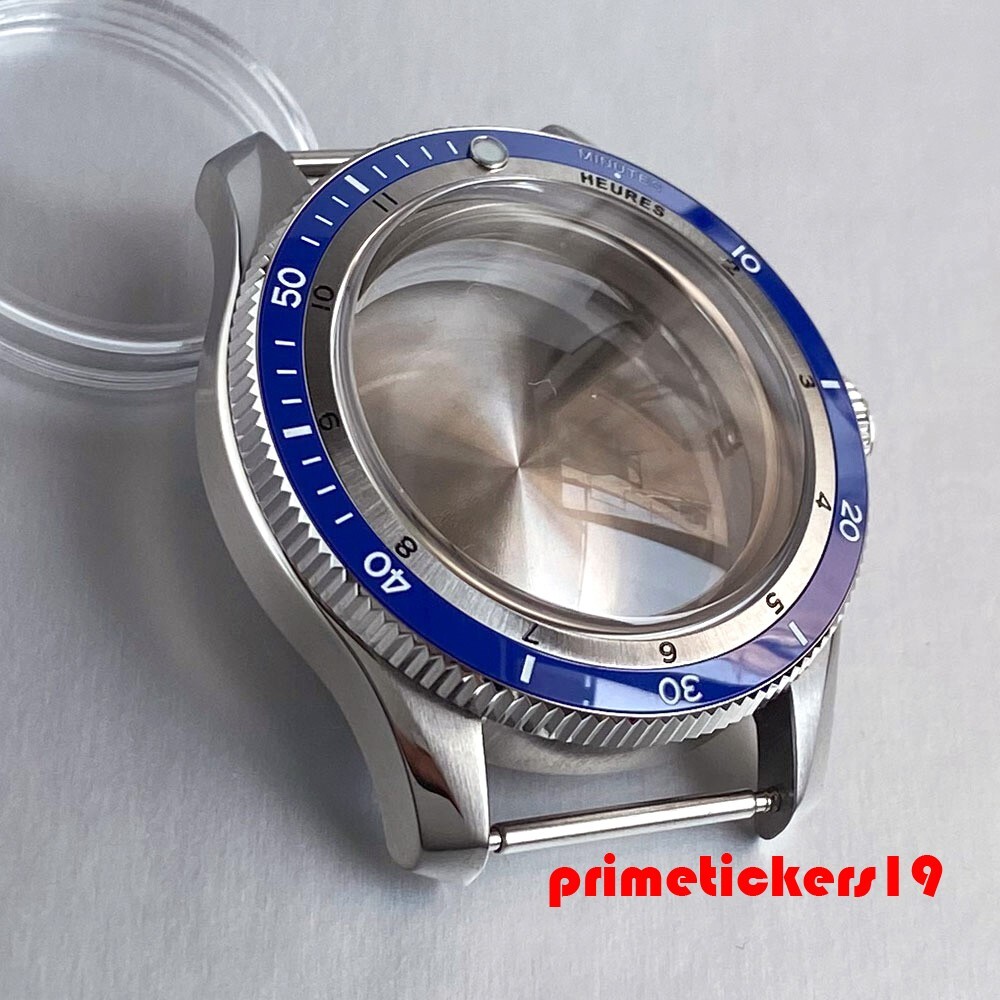 Domed Sapphire Dive 40mm Men’s Watch Case+Band+Inner Ring 20BAR Fit NH35 PT5000