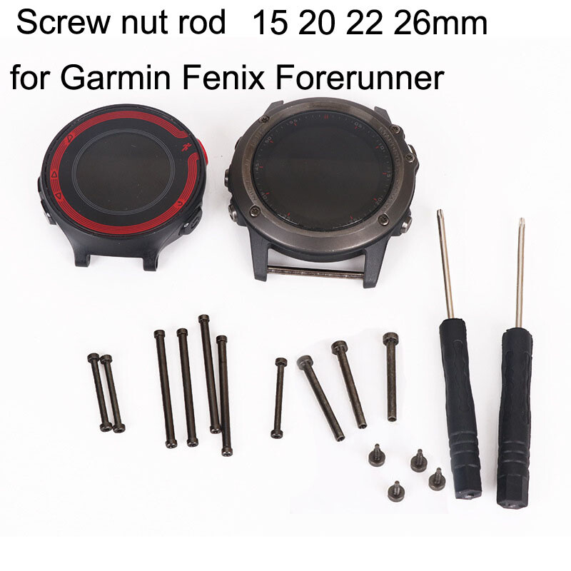 Watch Strap Connectors 15 20 22 26mm Spring Bar Rod Tool for Garmin Fenix 3 5X 6
