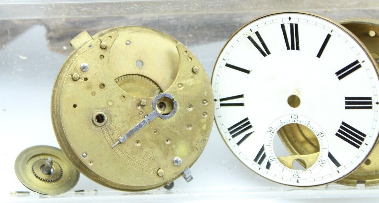 C. HESELWOOD YORK POCKET WATCH MOVEMENT 46.5mm DIAMETER (T2)