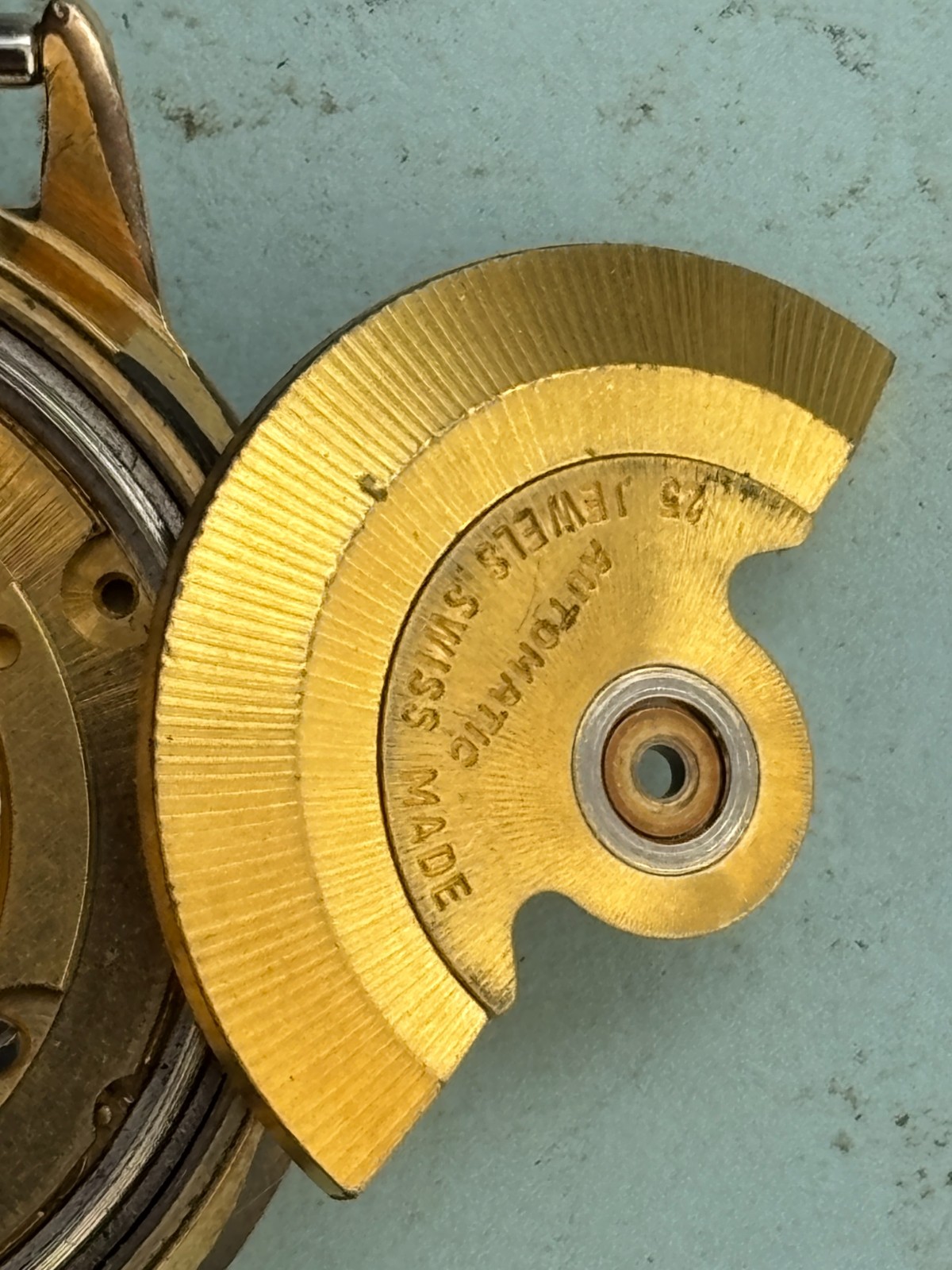 BeMar Eta 2782 automatic 25 jewel wristwatch ticks Sold as project READ