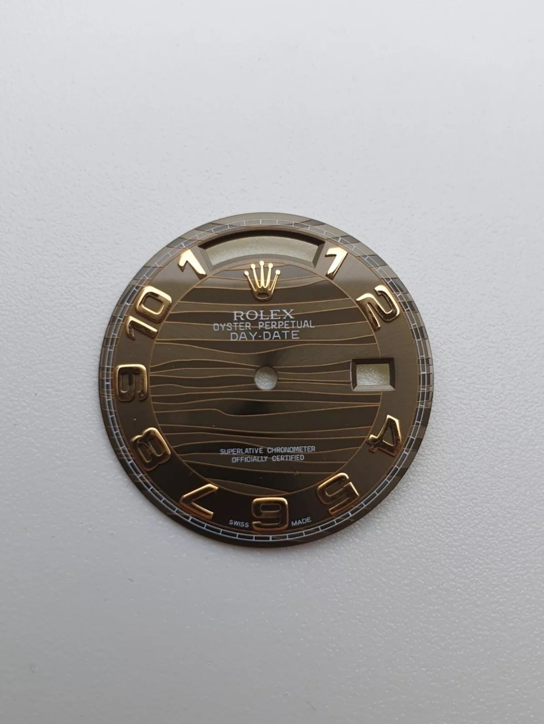 Rolex 118205 Day Date Wave Brown Dial – Parts