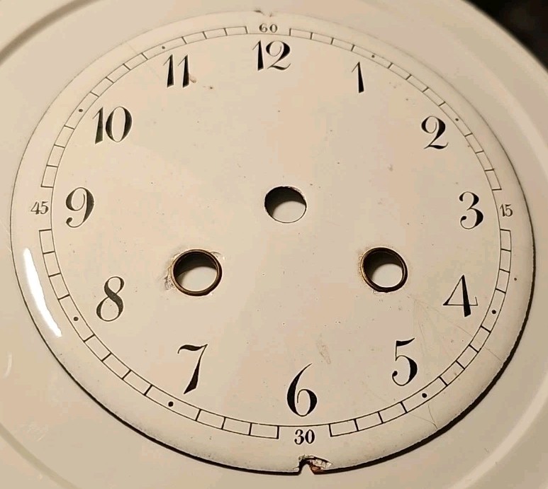 Vintage Seth Thomas Watch Face For Parts Only 4 1/4”