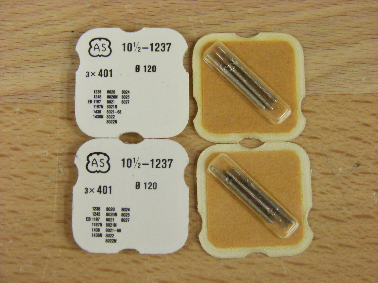 EB Bettlach 1197,1438,8020, 21, 22,24,25,27 & AS 1237 wristwatch stem 1dozen lot