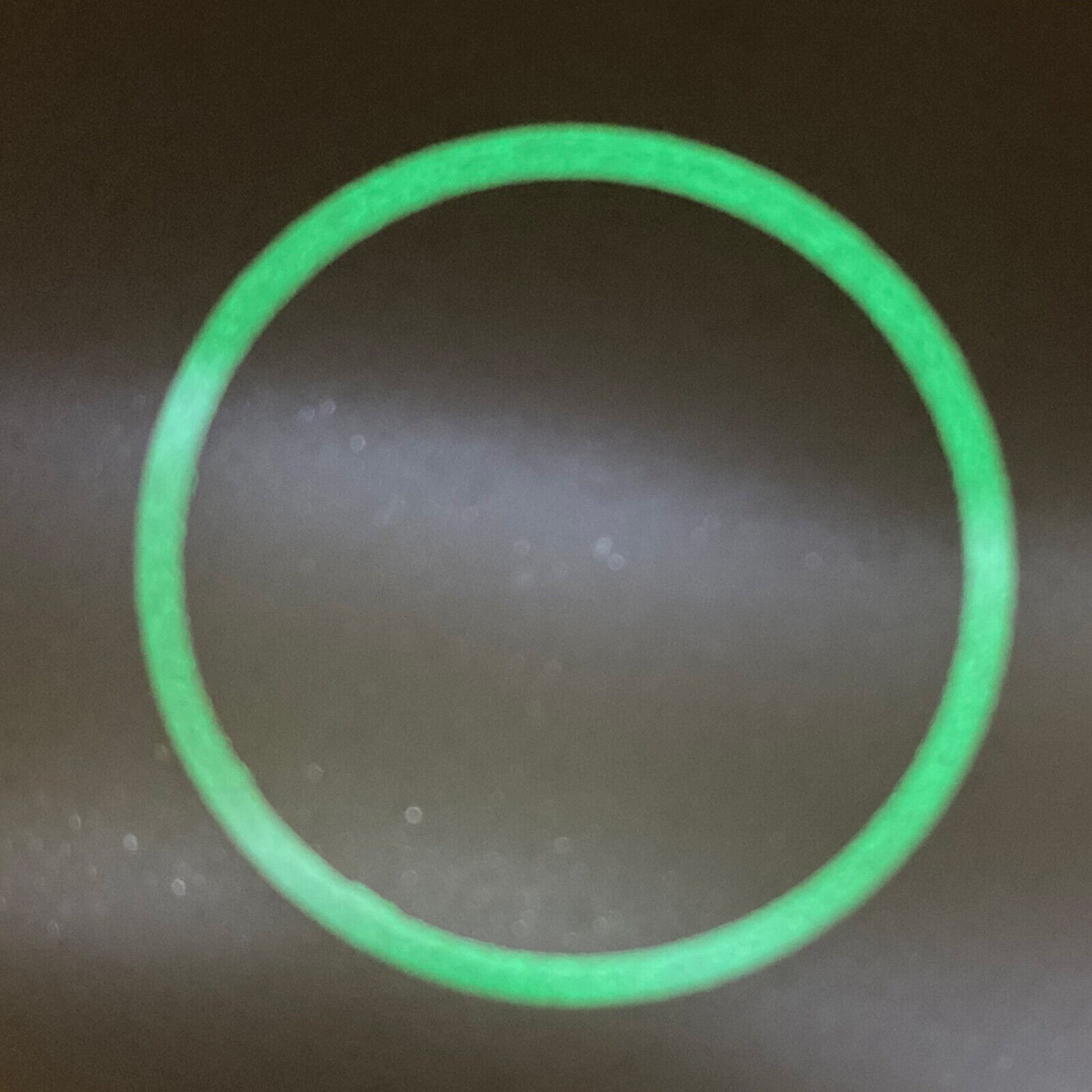 Green Luminous Metal Watch Inner Shadow Circle Ring Repair Parts for Watch Cover