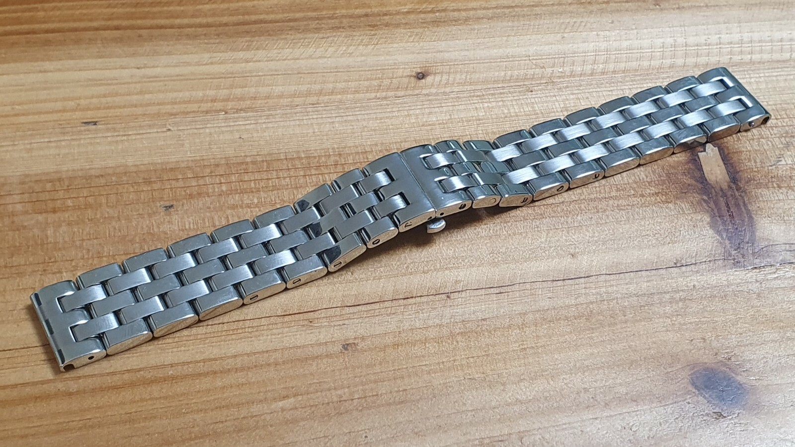 Massive stainless steel heavy metal band – butterfly clasp – 20mm – 105gr – 316L