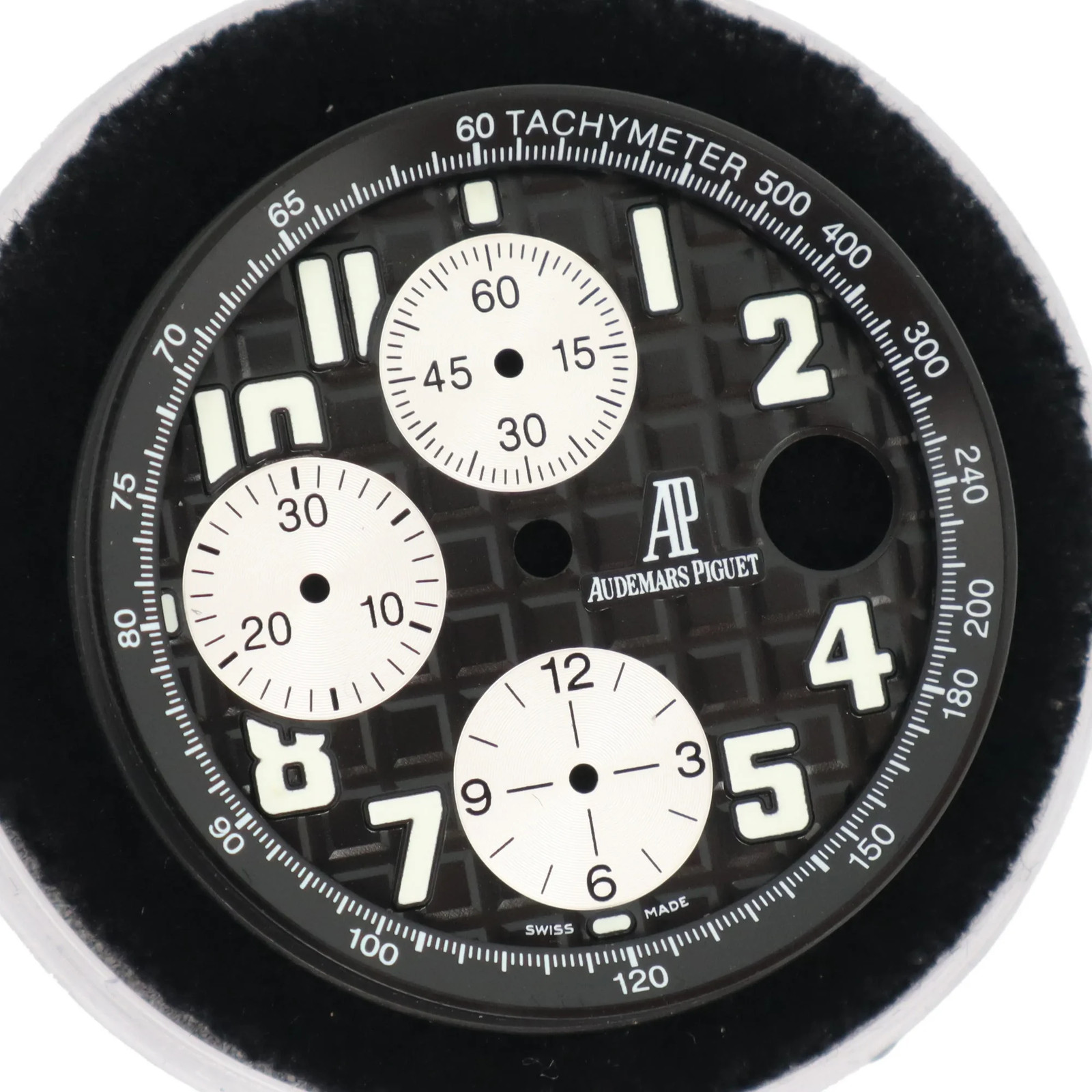 Audemars Piguet 42mm Steel Black Dial for Rubberclad 25940SK
