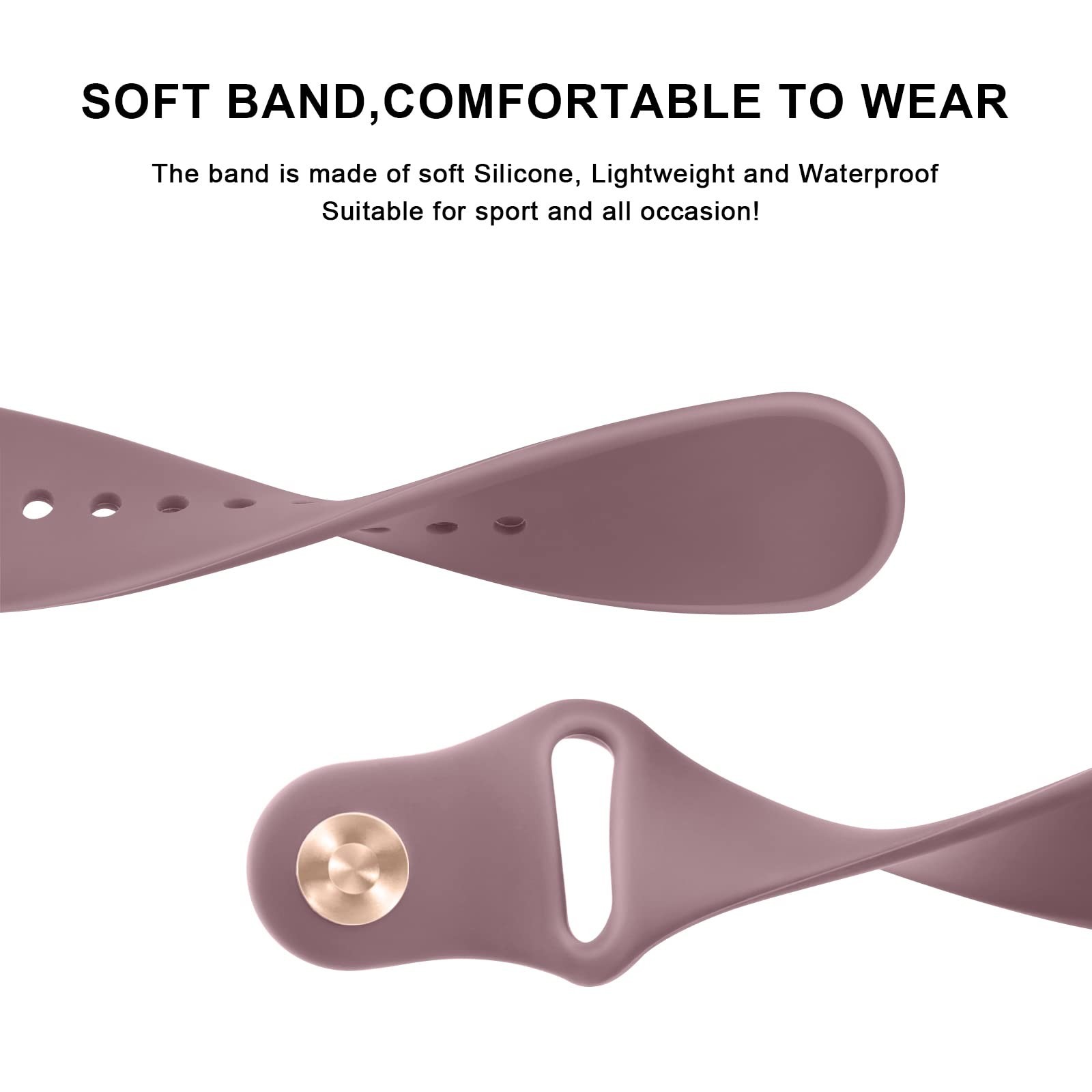 Vancle Bands for Forerunner, Vivoactive 4/Venu 3/Venu 2 – Soft Silicone Sport…