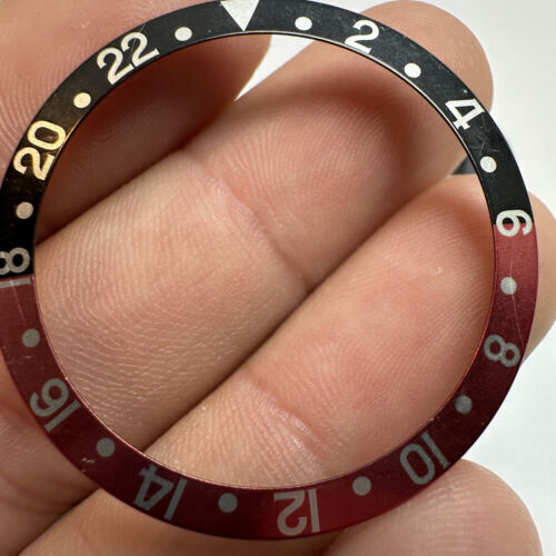 Rolex GMT Master 16700 16710 16760 Coke Serif Insert Bezel Insert