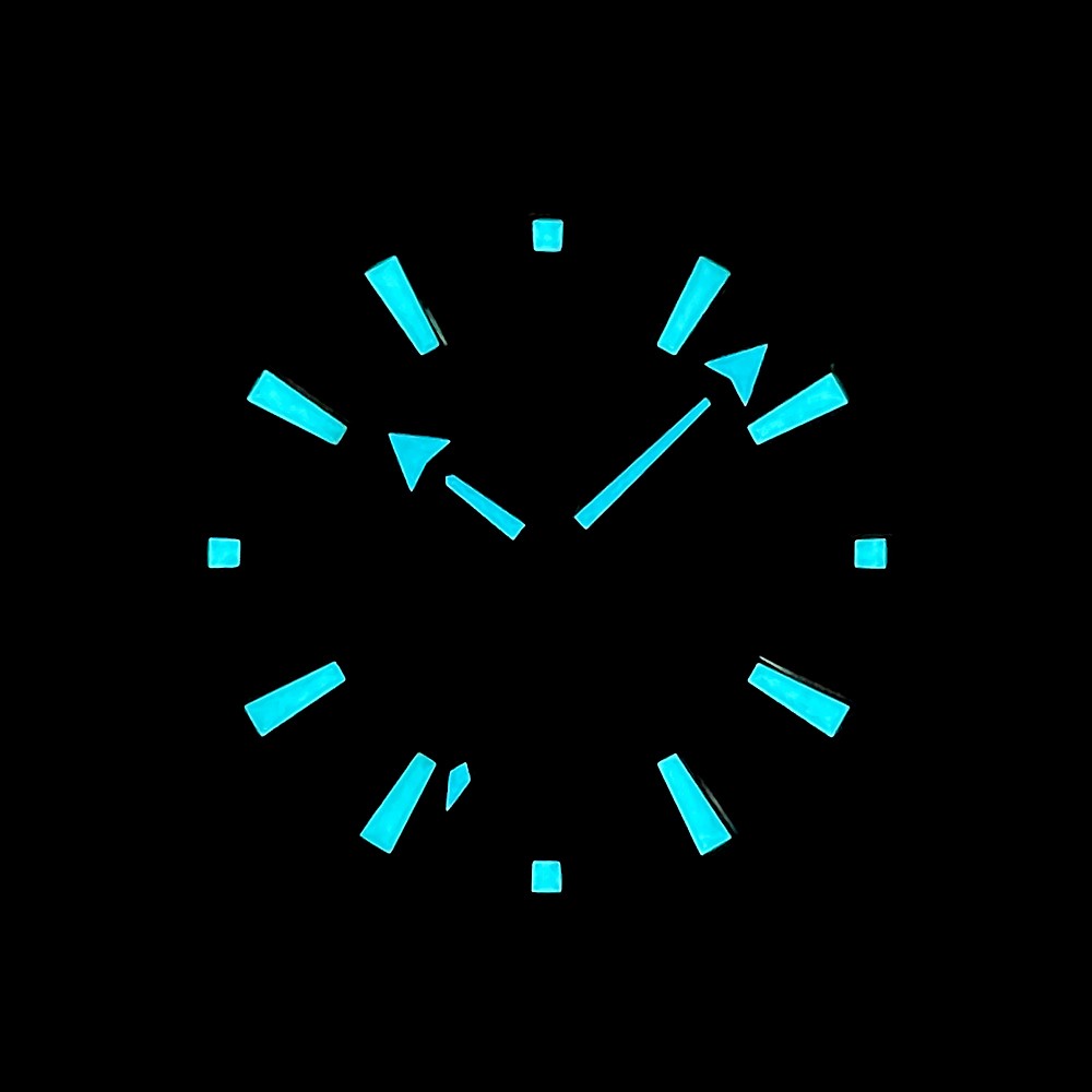 33mm Orange Gradient Dial for NH38A with BGW9 Lume and No Date Window Hands