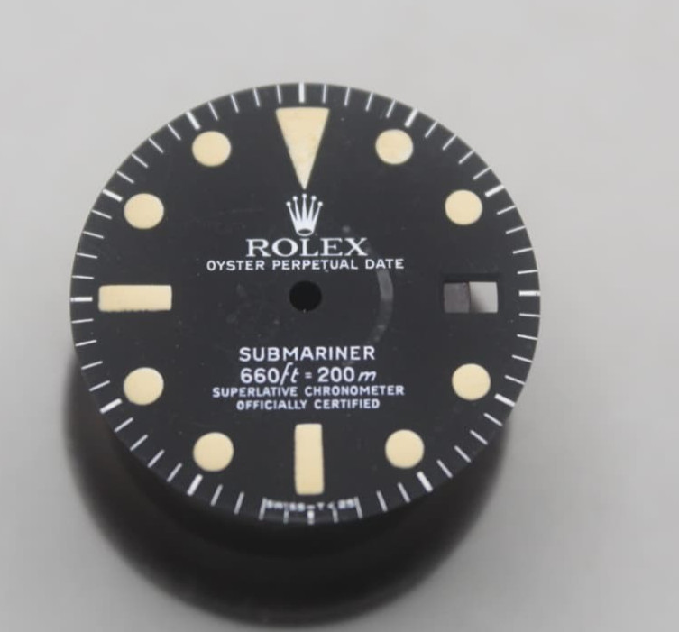Genuine Rolex submariner 1680 Matte tritium dial replacement