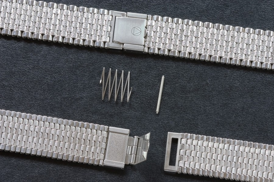 29 SOLD! Heuer Monaco Silverstone watch band clasp spring rare NSA bracelet part