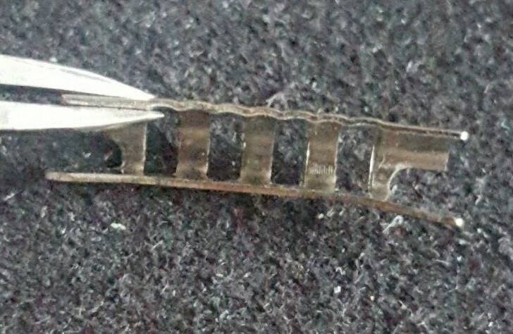 Omega Gold Plated Shiny-Brush Finish End Piece Number 609