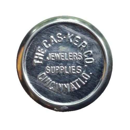 Cas-Ker Company Jewelers Supplies Watch Parts Tin Advertising Embossed 39MM