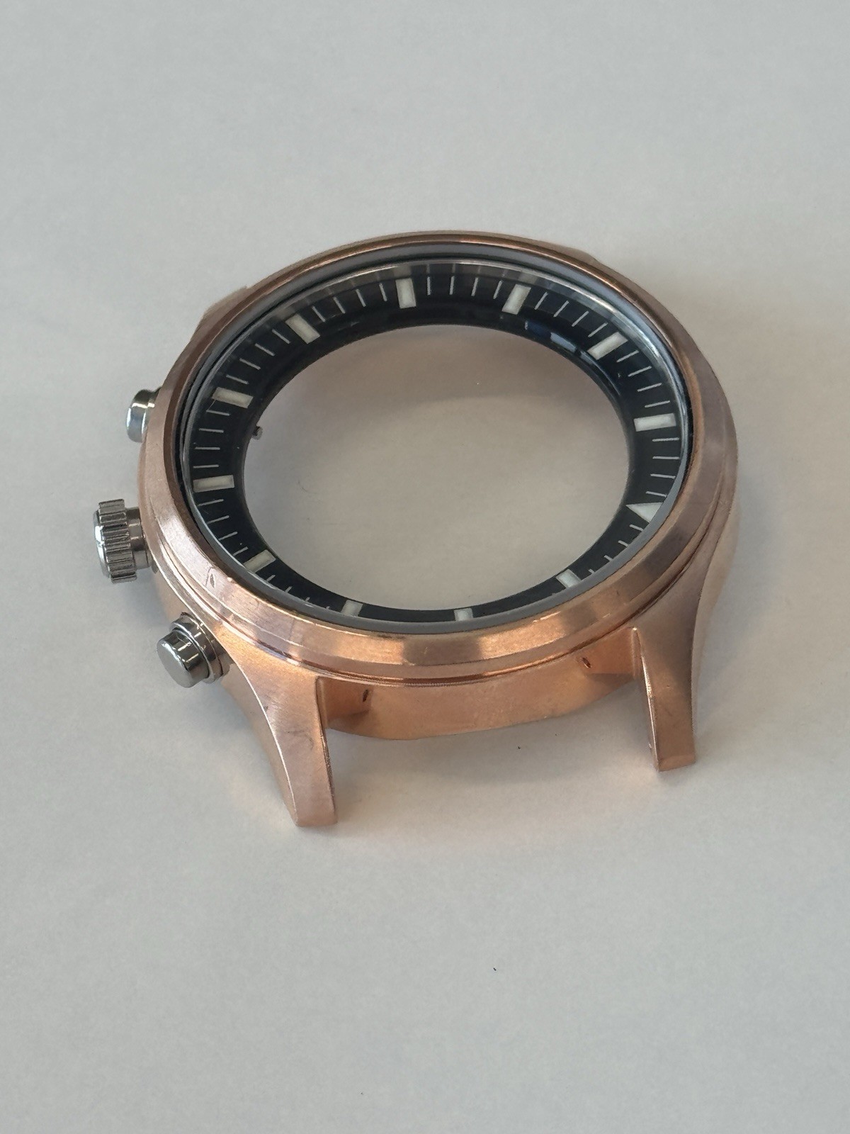 Seiko 7T92-0JS0 Watch Case – Chronograph Pilot – New Old Stock – Rose Gold
