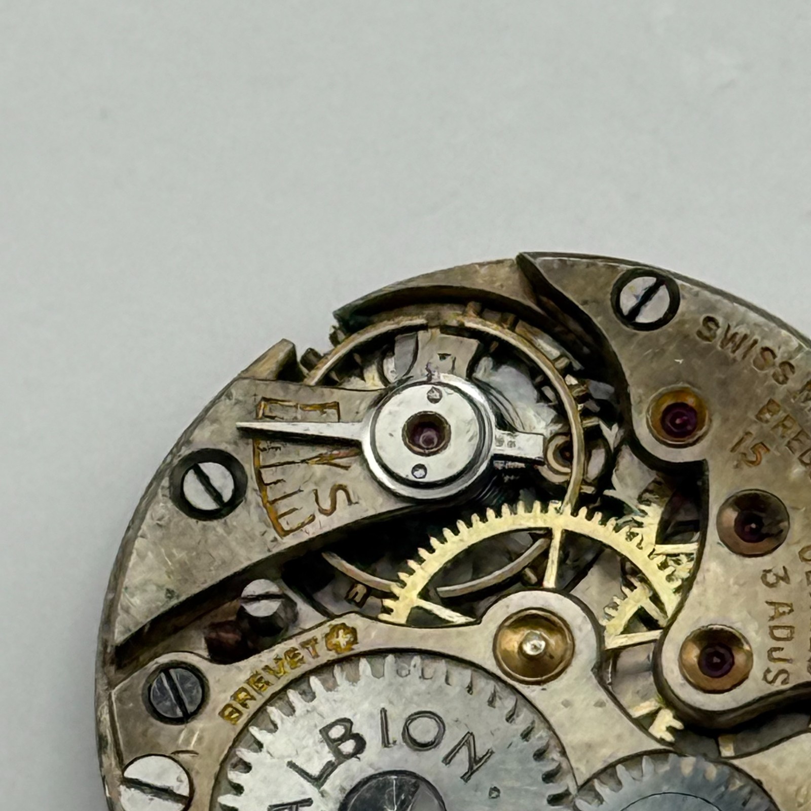 Breguet Hairspring Albion Red 12 Swiss Watch Movement Manual Wind Parts 21.6mm