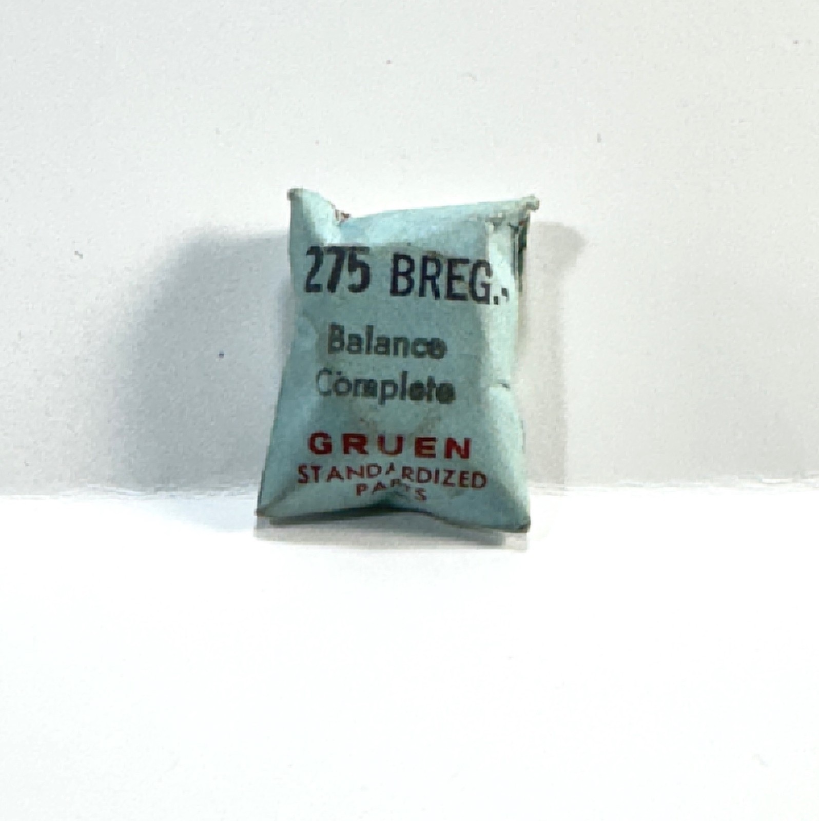 Gruen 275 Breg. Balance Complete, NOS Watch Part Sealed Original Packaging