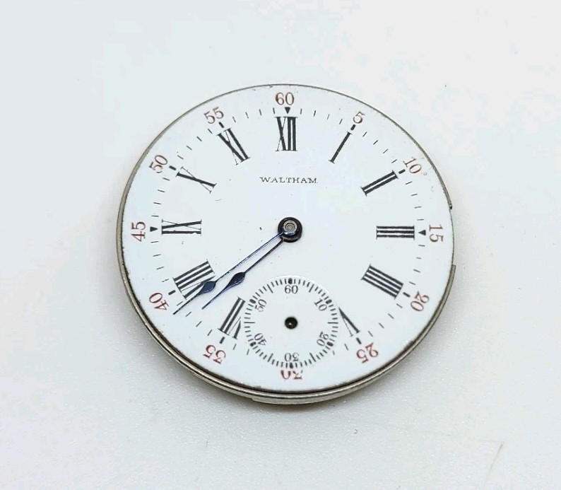 1902 Waltham Model 1891 Grade Seaside 7J 0s Pocket Watch Movement For Repair