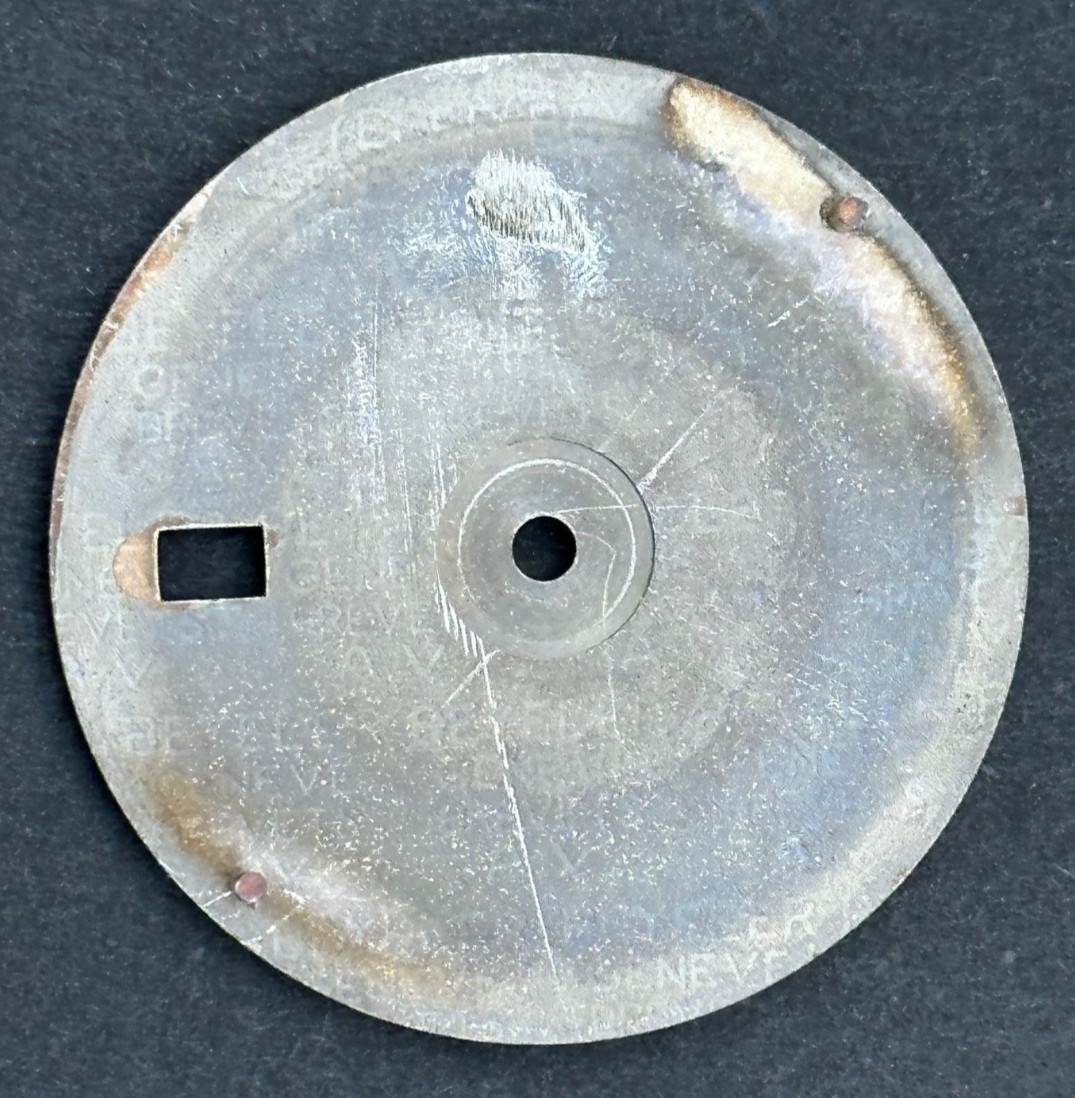 Vintage Rolex Oysterdate Precision Watch Dial For 6694