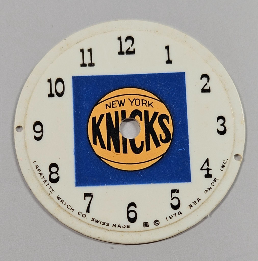 New York Knicks 1974 Swiss Made Vintage Lafayette Watch Co Dial NOS