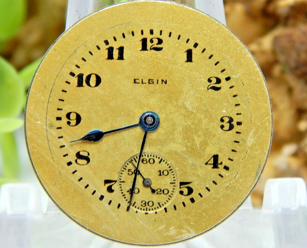 Antique Pocket watch movement Elgin Ladies Grade 431 Model 2 6/0 size Open Face