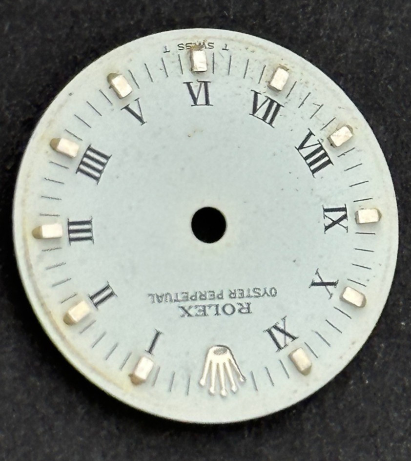 Vintage Rolex Ladies Oyster Perpetual Watch Dial For 24mm No Date