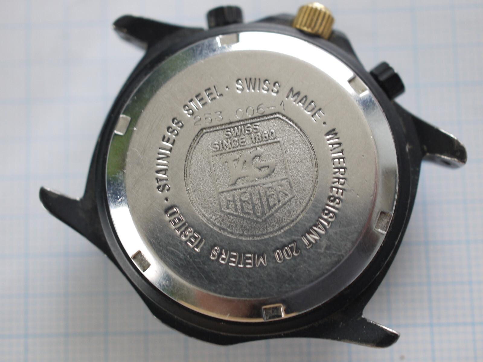 Tag Heuer Professional 2000 Chronograph Diver ref.253.006-1 CASE Ø36mm x 43mm