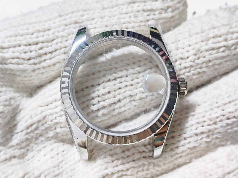 DIY 36mm Stainless Watch case kit For ETA 2824 Movement After-sales accessories
