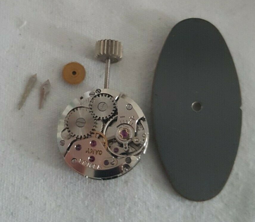 CAMY (ETA Caliber 2412) Wind-up Movement Hour Wheel Height 1.25mm + Dial + Hands